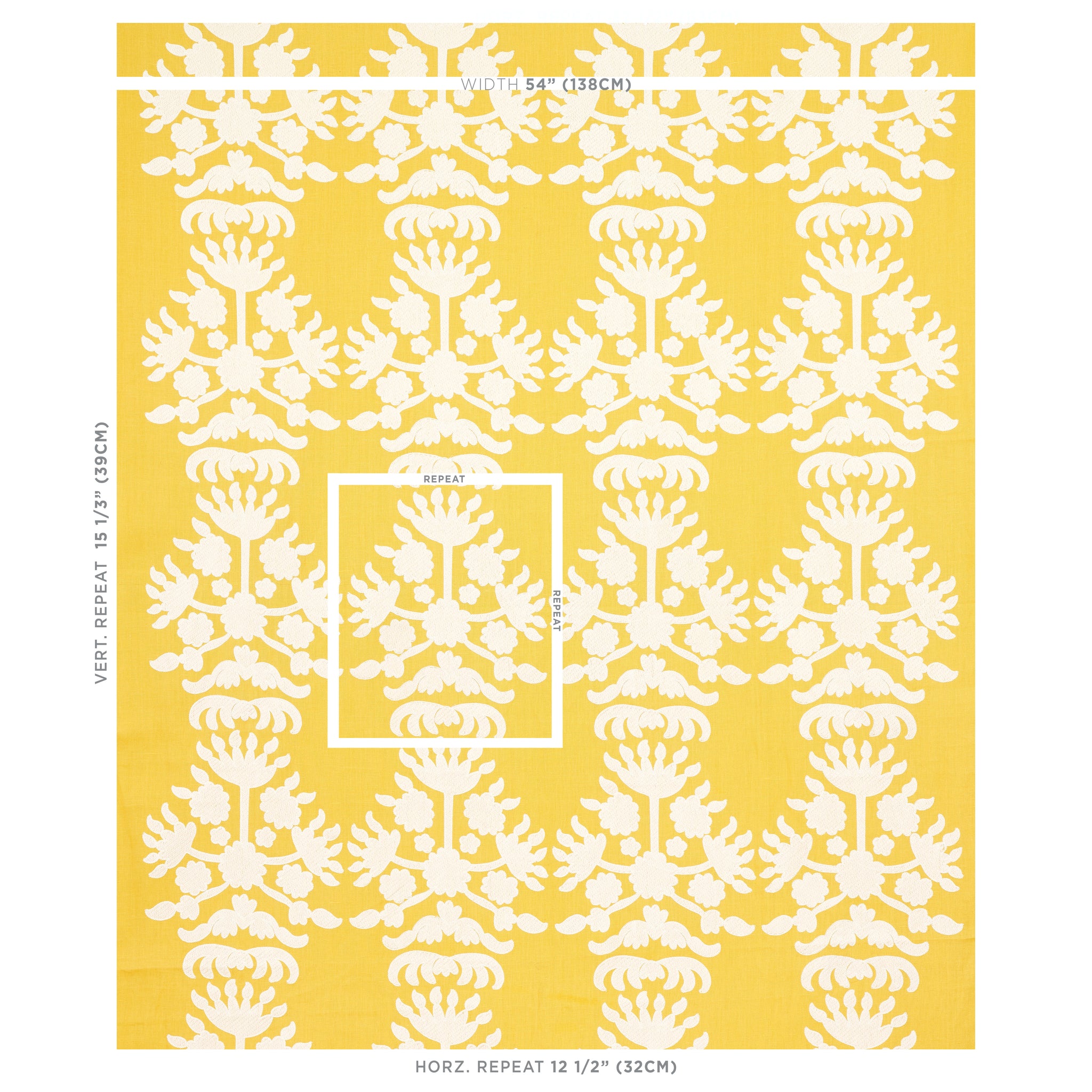 Cybele Embroidery | YELLOW