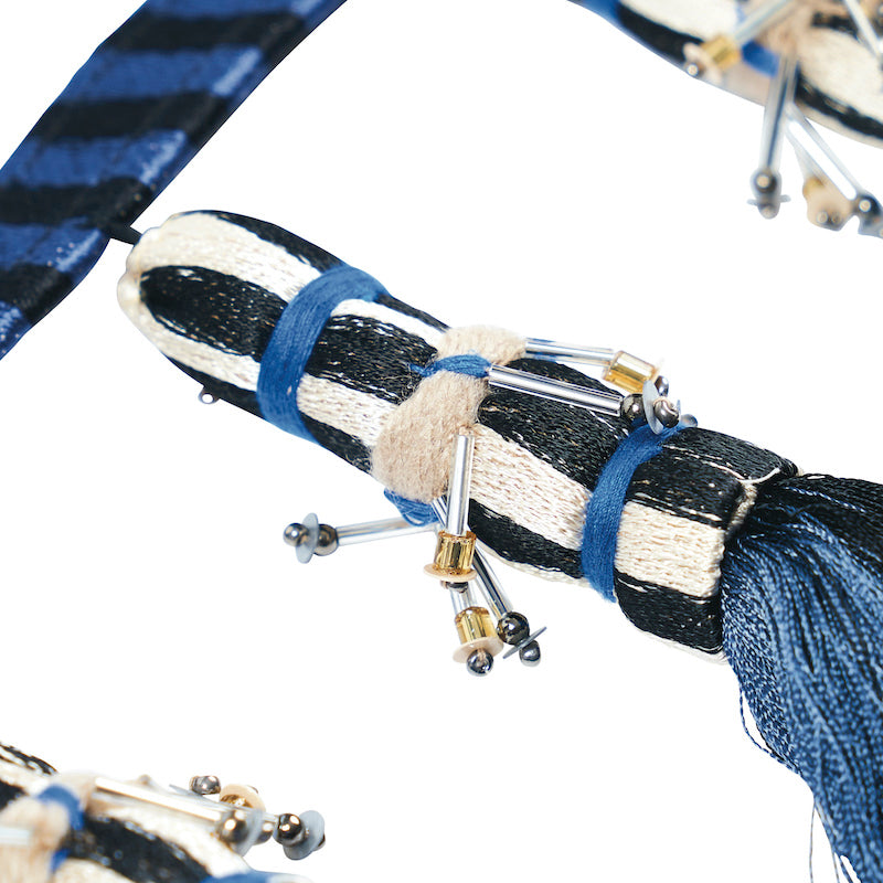 ANTONY TASSEL TRIM | BLUE & BLACK