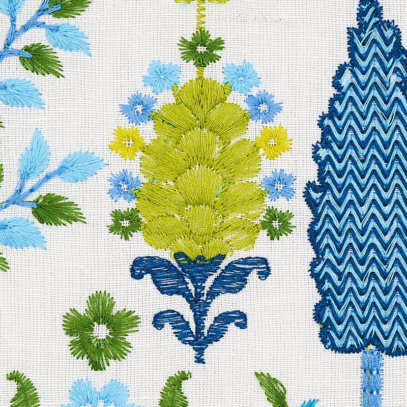 DESNA EMBROIDERY | BLUE & GREEN