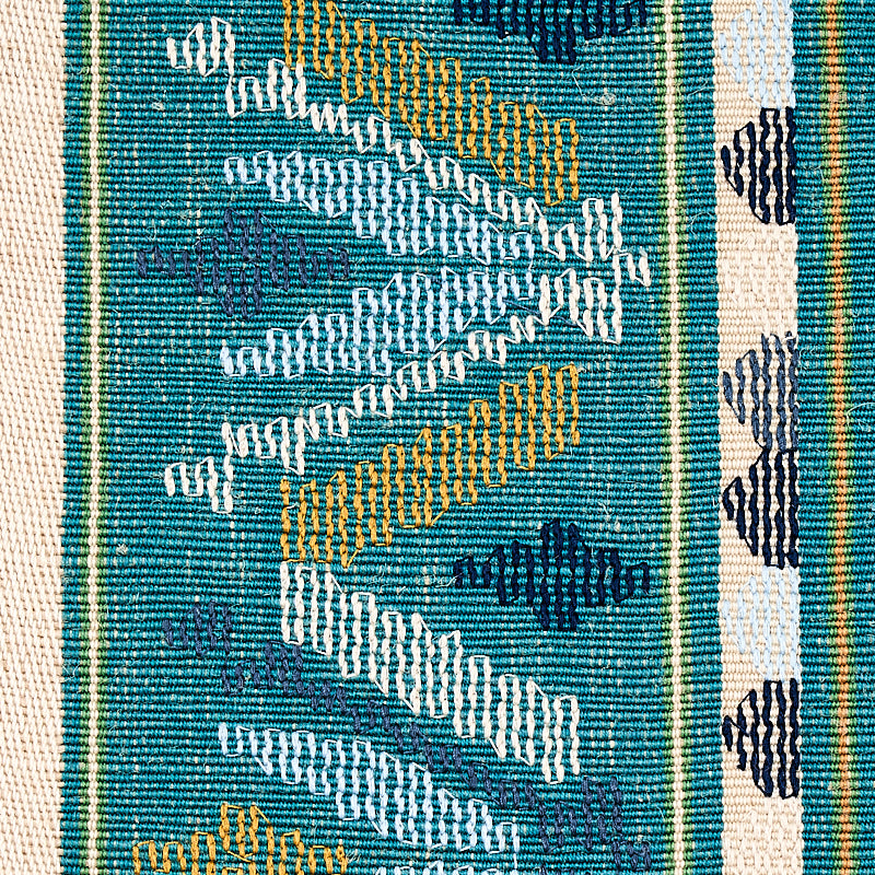 SANDOR STRIPE EMBROIDERY | Peacock