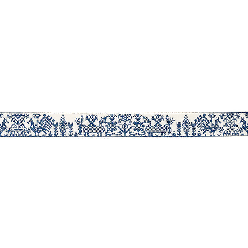 TARPAN EMBROIDERED TAPE | Navy