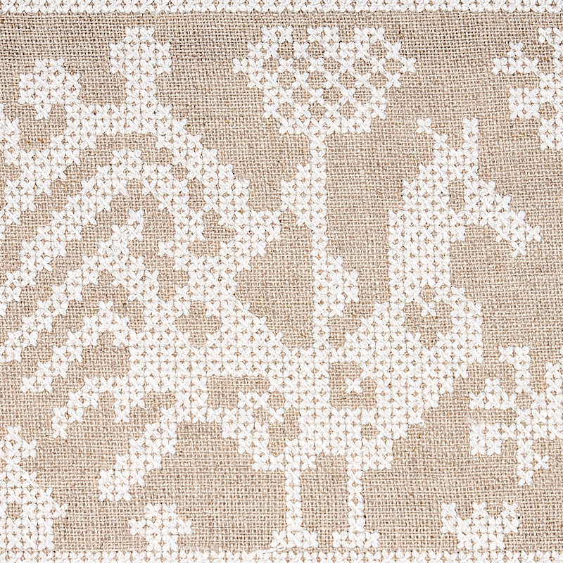 TARPAN EMBROIDERED TAPE | NATURAL