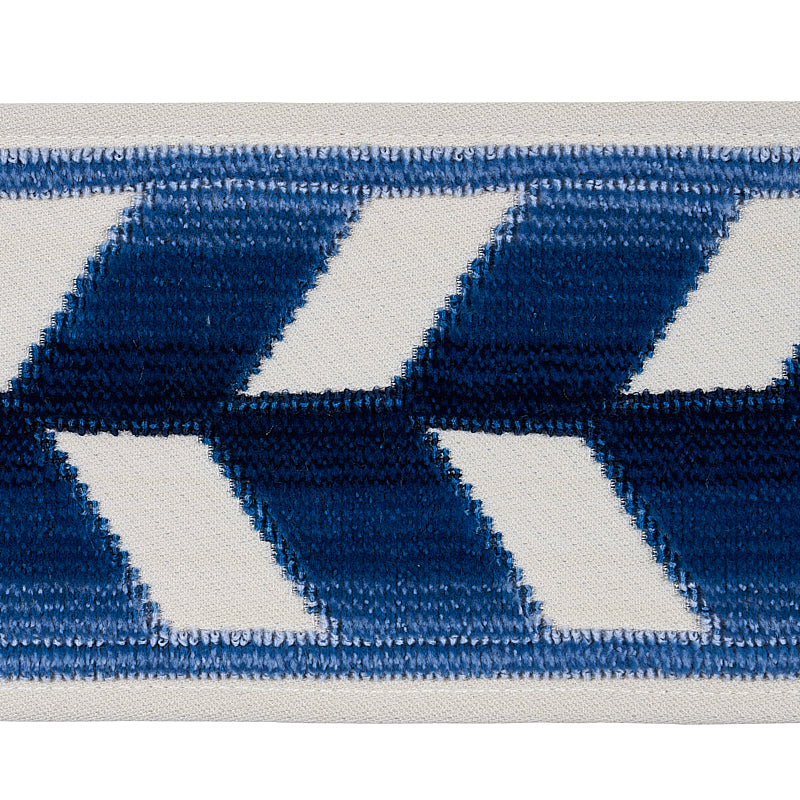 CHEVRON STRIE VELVET TAPE | LAPIS