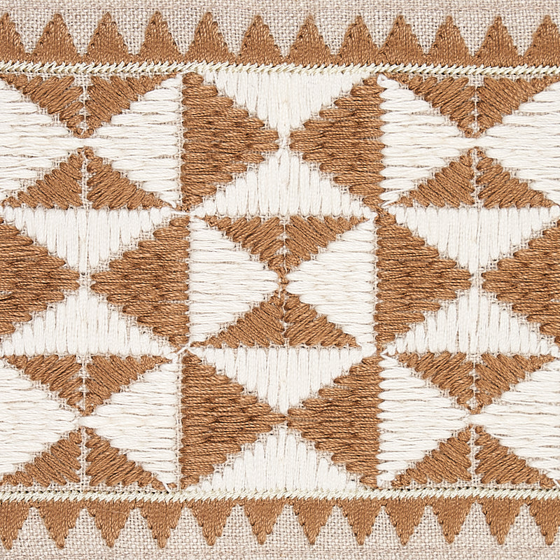 Zulma Embroidered Tape | Sand