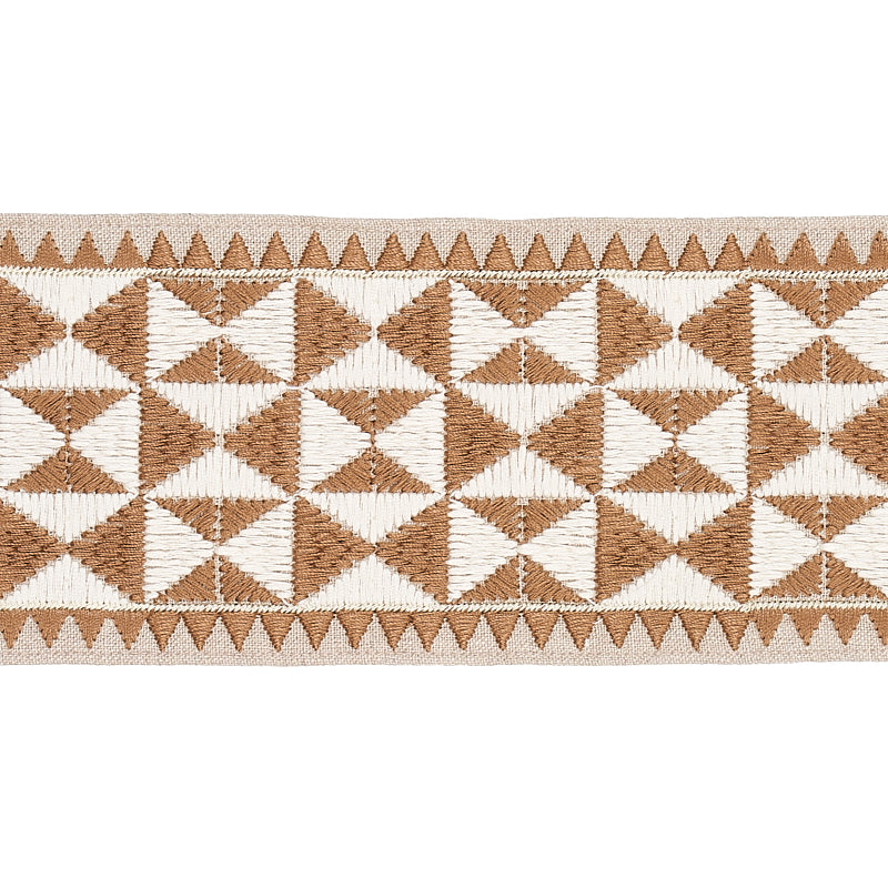 Zulma Embroidered Tape | SAND