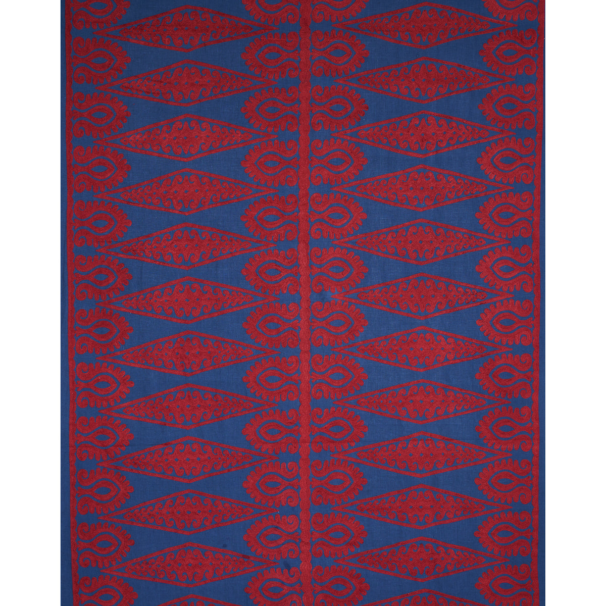 SEEMA EMBROIDERY | Blue & Red