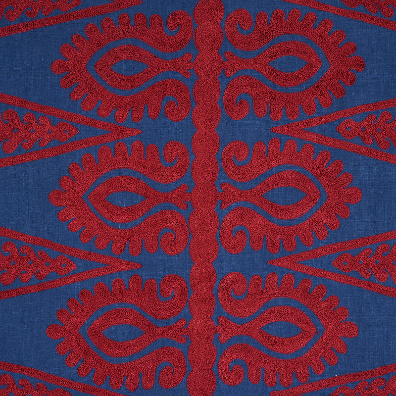 SEEMA EMBROIDERY | Blue & Red