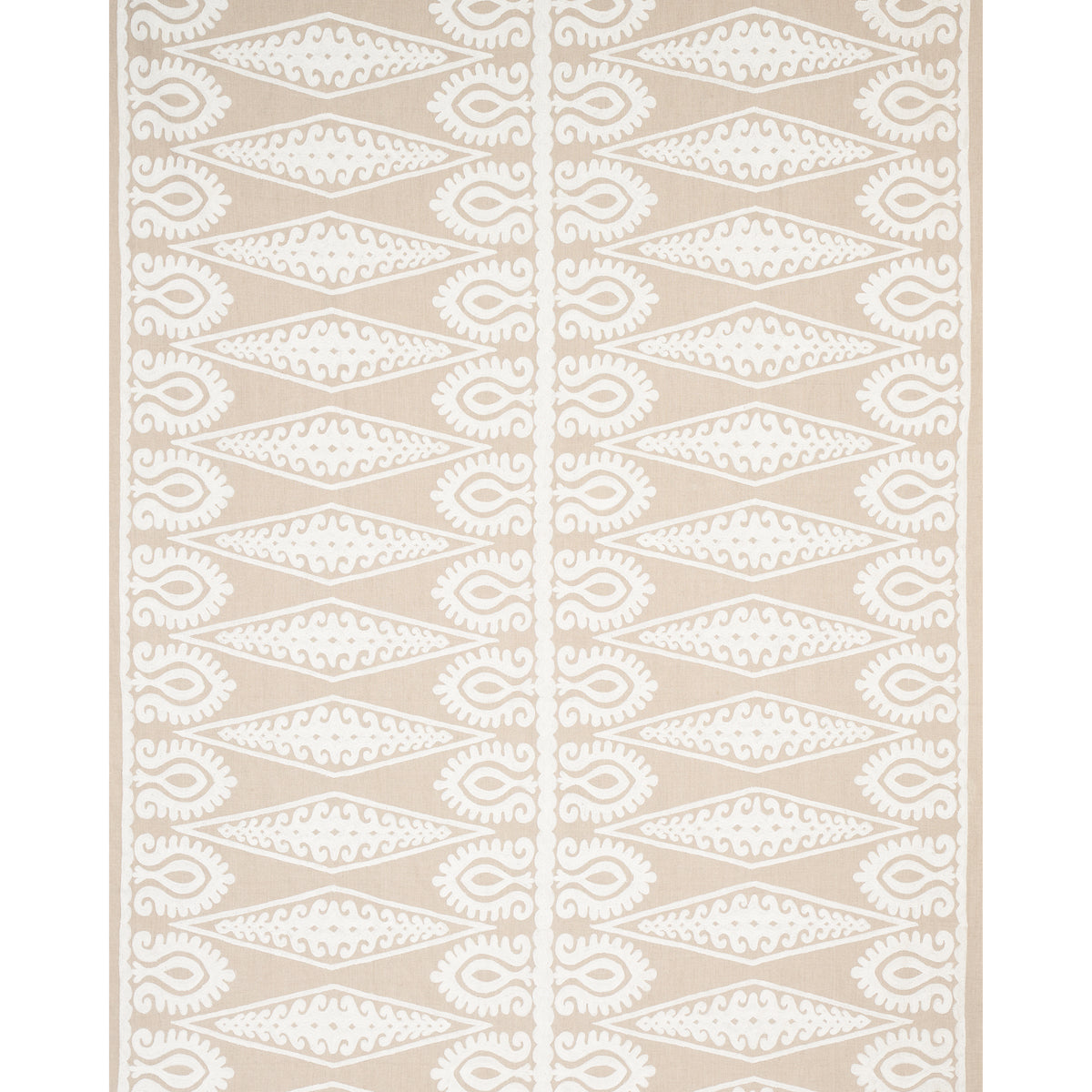 SEEMA EMBROIDERY | Ivory On Natural