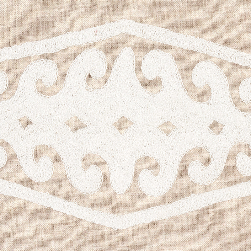 SEEMA EMBROIDERY | Ivory On Natural