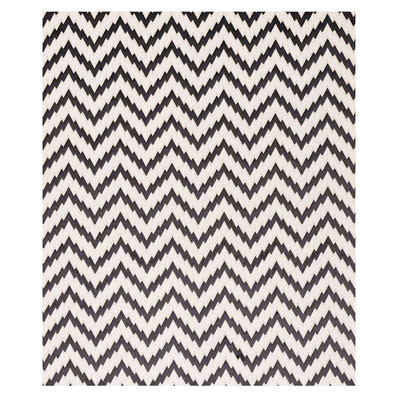 FLORENTINE CHEVRON VELVET | Black