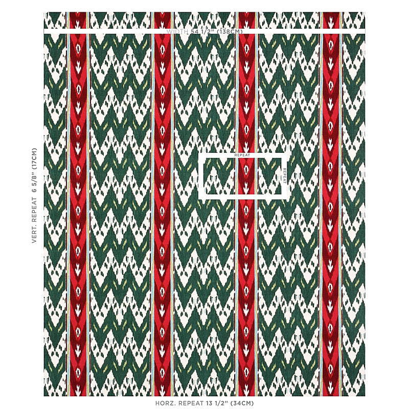 SAMAR IKAT VELVET | Green