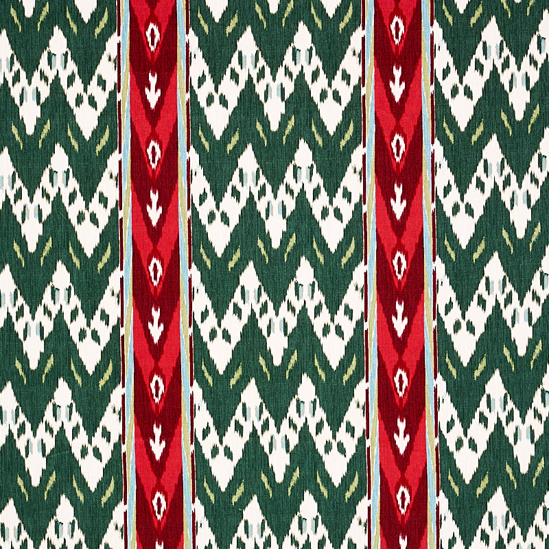 SAMAR IKAT VELVET | GREEN