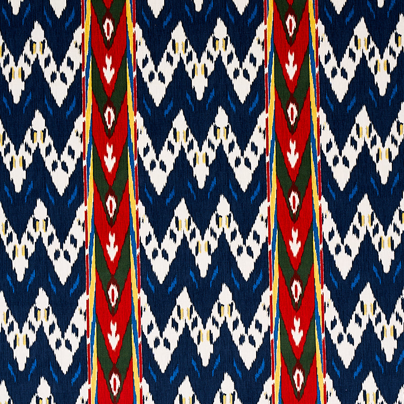 SAMAR IKAT VELVET | BLUE