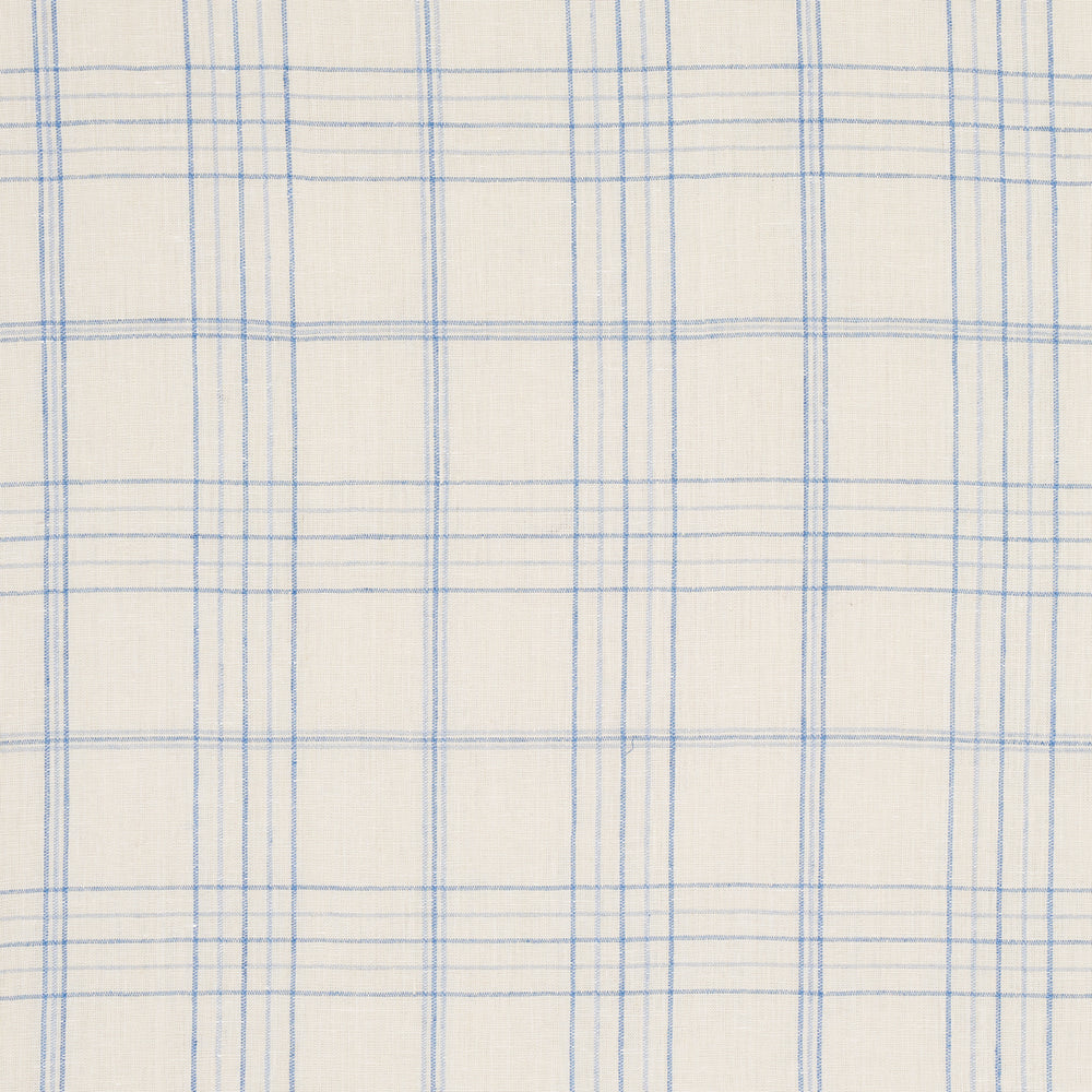 NILS PLAID LINEN | Blue