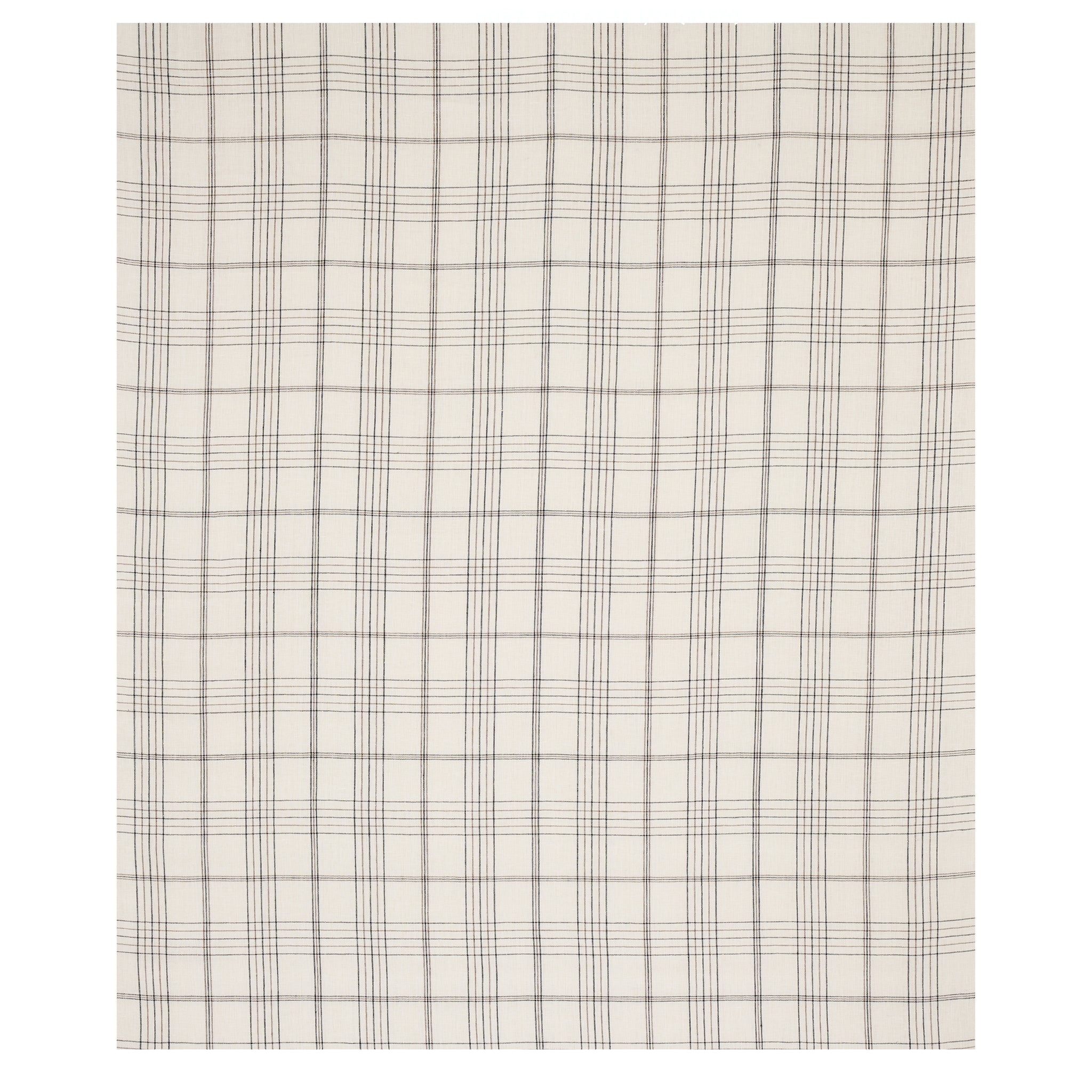 NILS PLAID LINEN | Charcoal