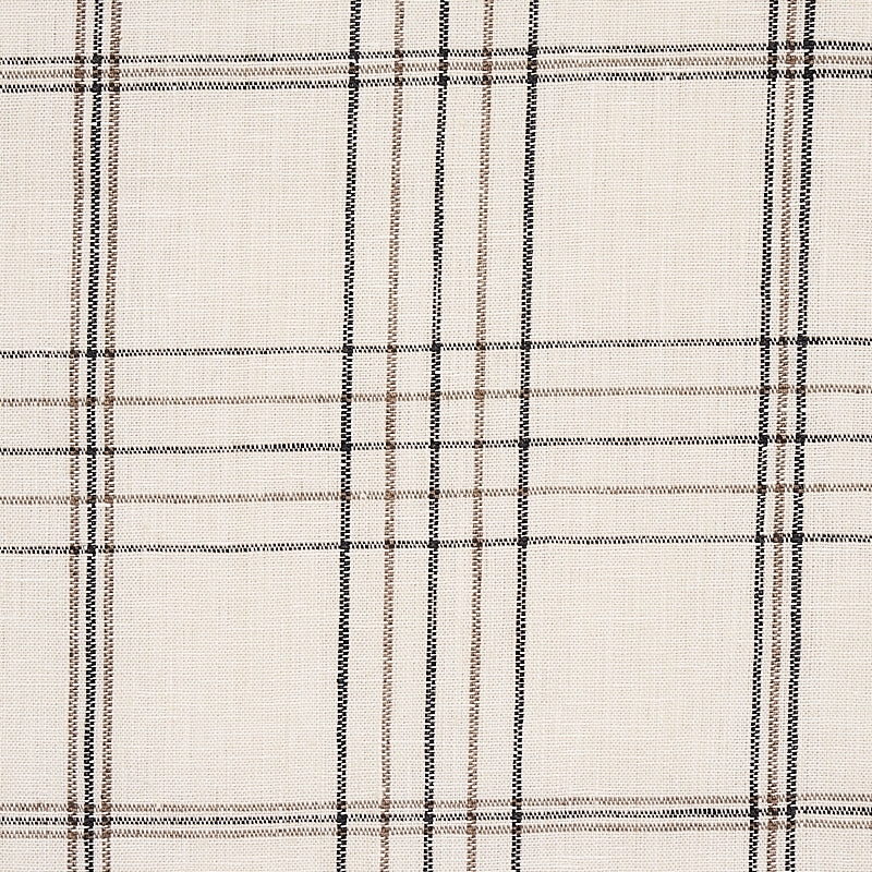 NILS PLAID LINEN | CHARCOAL