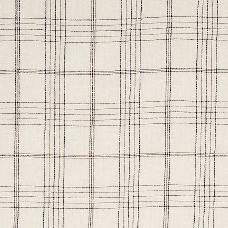 NILS PLAID LINEN | CHARCOAL