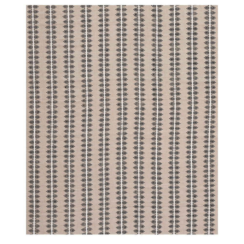 ALVA HAND BLOCK PRINT | Black