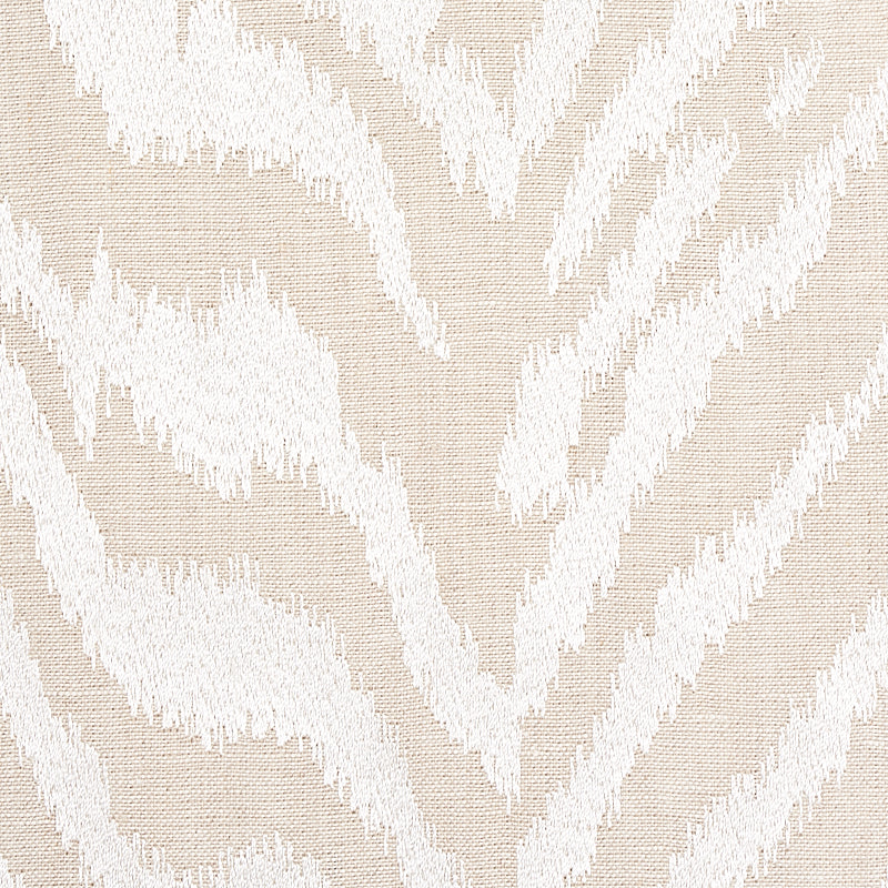 Quincy Embroidery on Linen | White