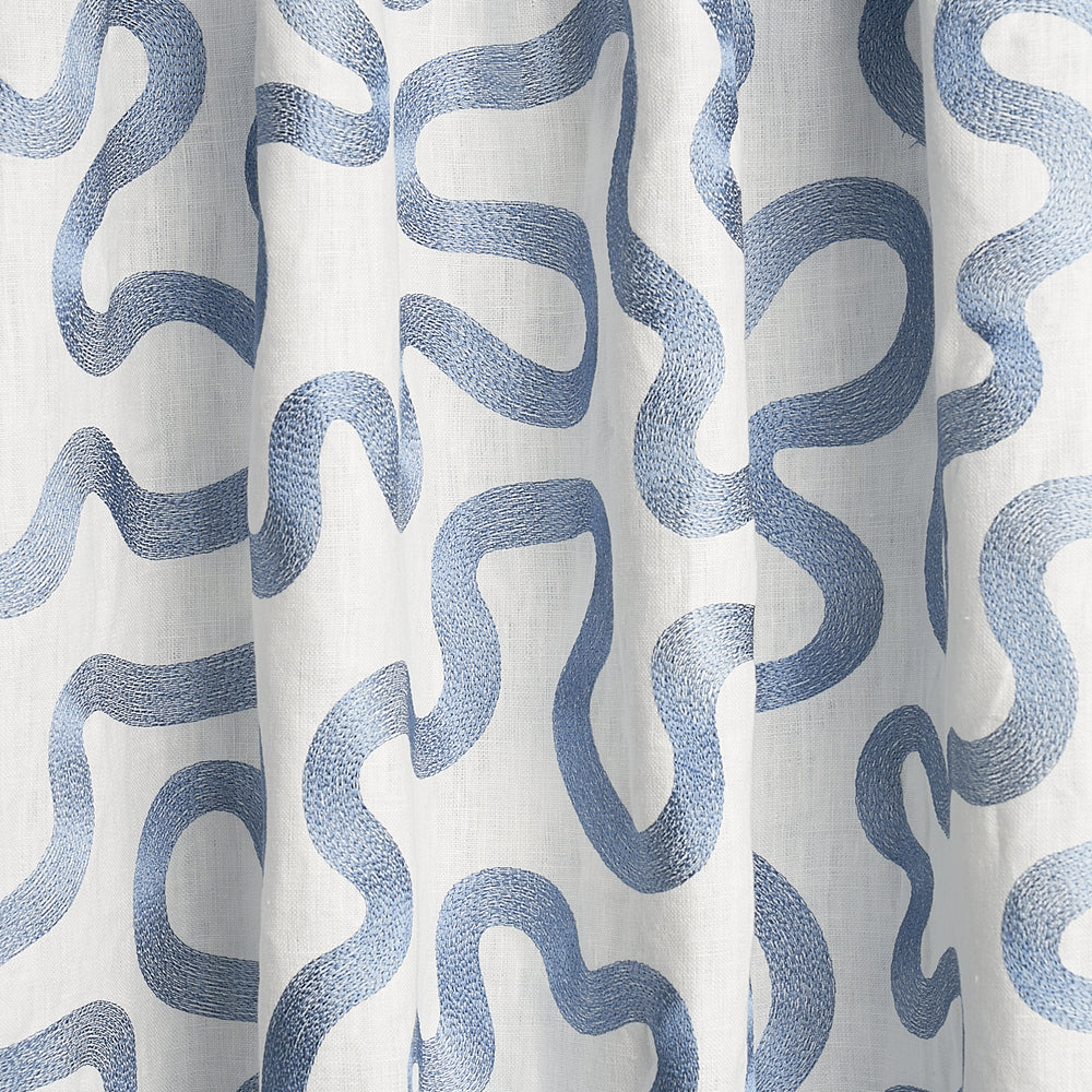 Riley Embroidery | Navy On Ivory