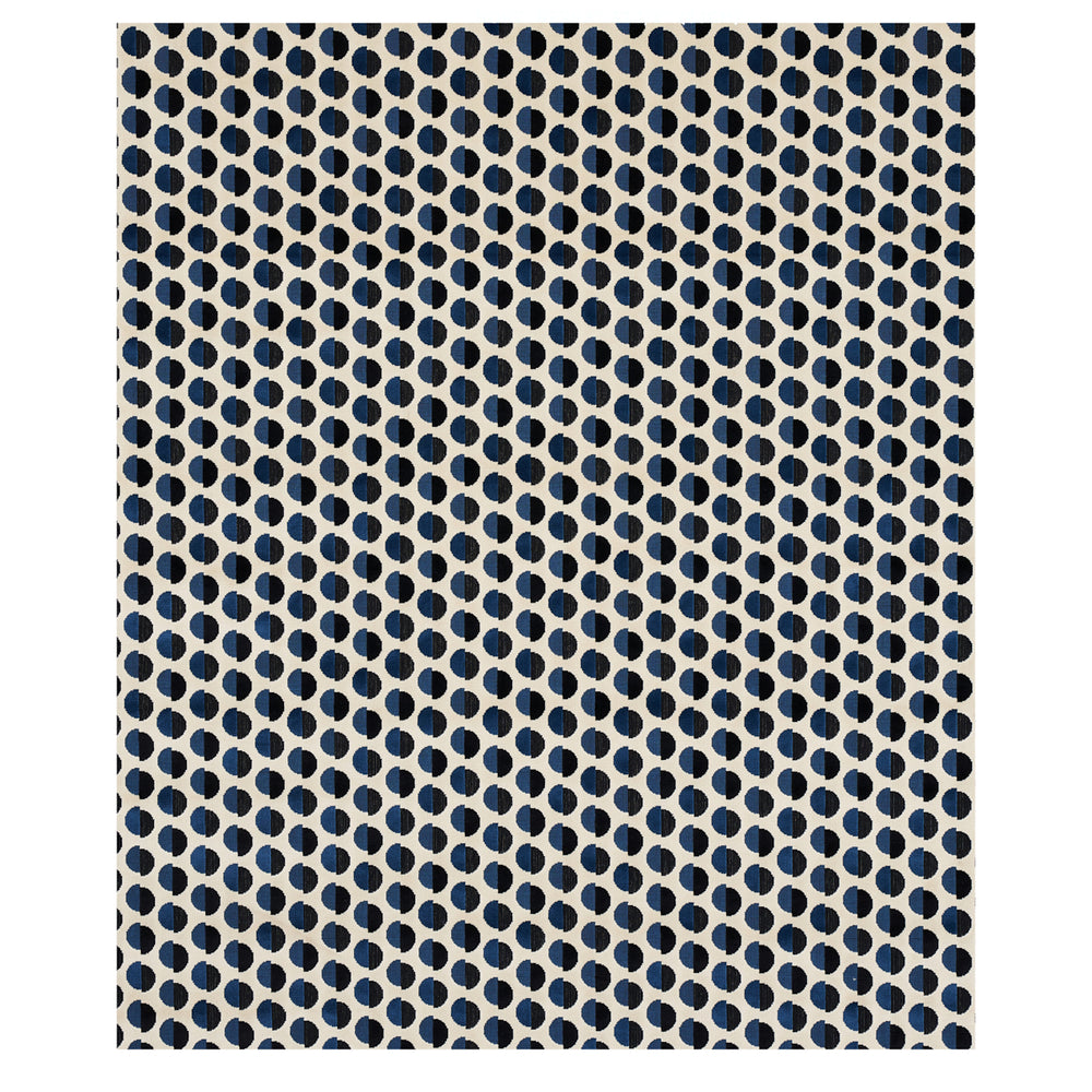 HALF MOON VELVET | Navy