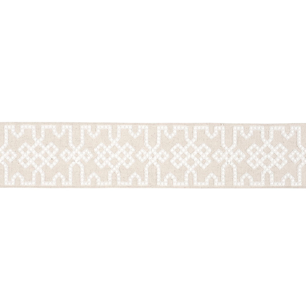 KNOTTED TRELLIS TAPE | Grey On Neutral