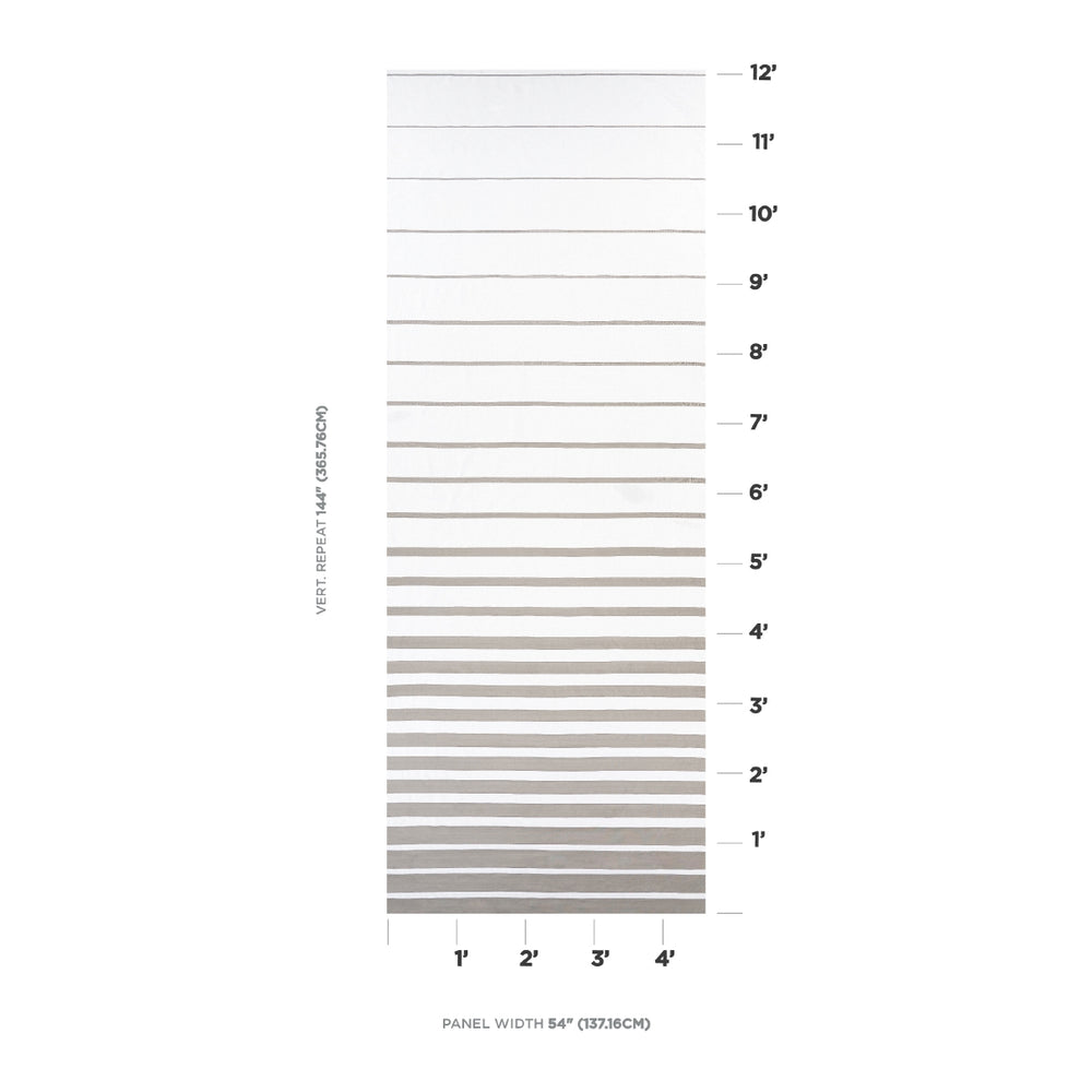 RIBBON APPLIQUÉ PANEL | Grey On Ivory