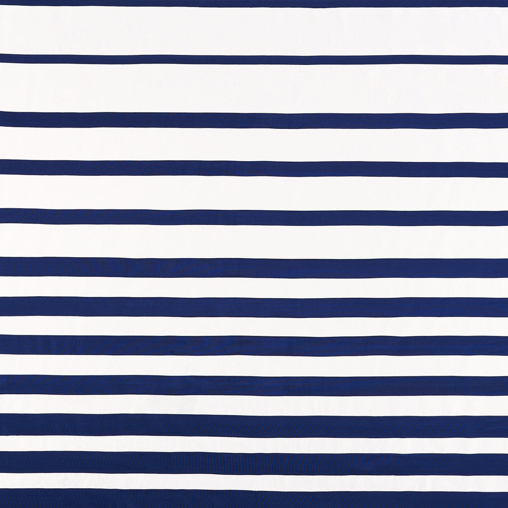 RIBBON APPLIQUÉ PANEL | Navy On Ivory