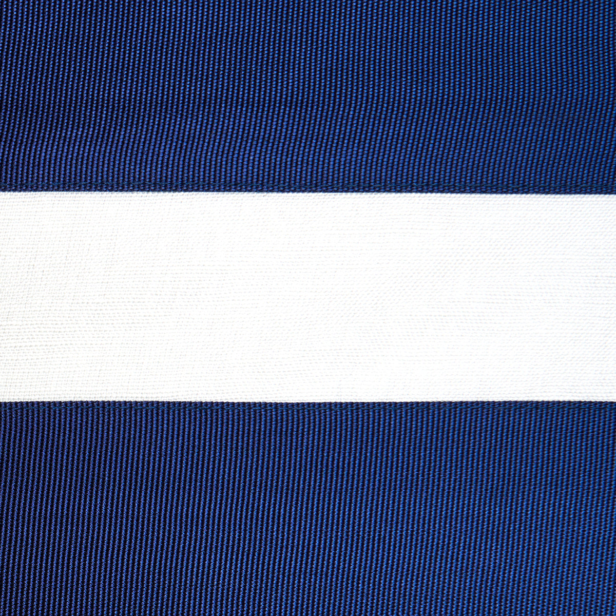 RIBBON APPLIQUÉ PANEL | Navy On Ivory