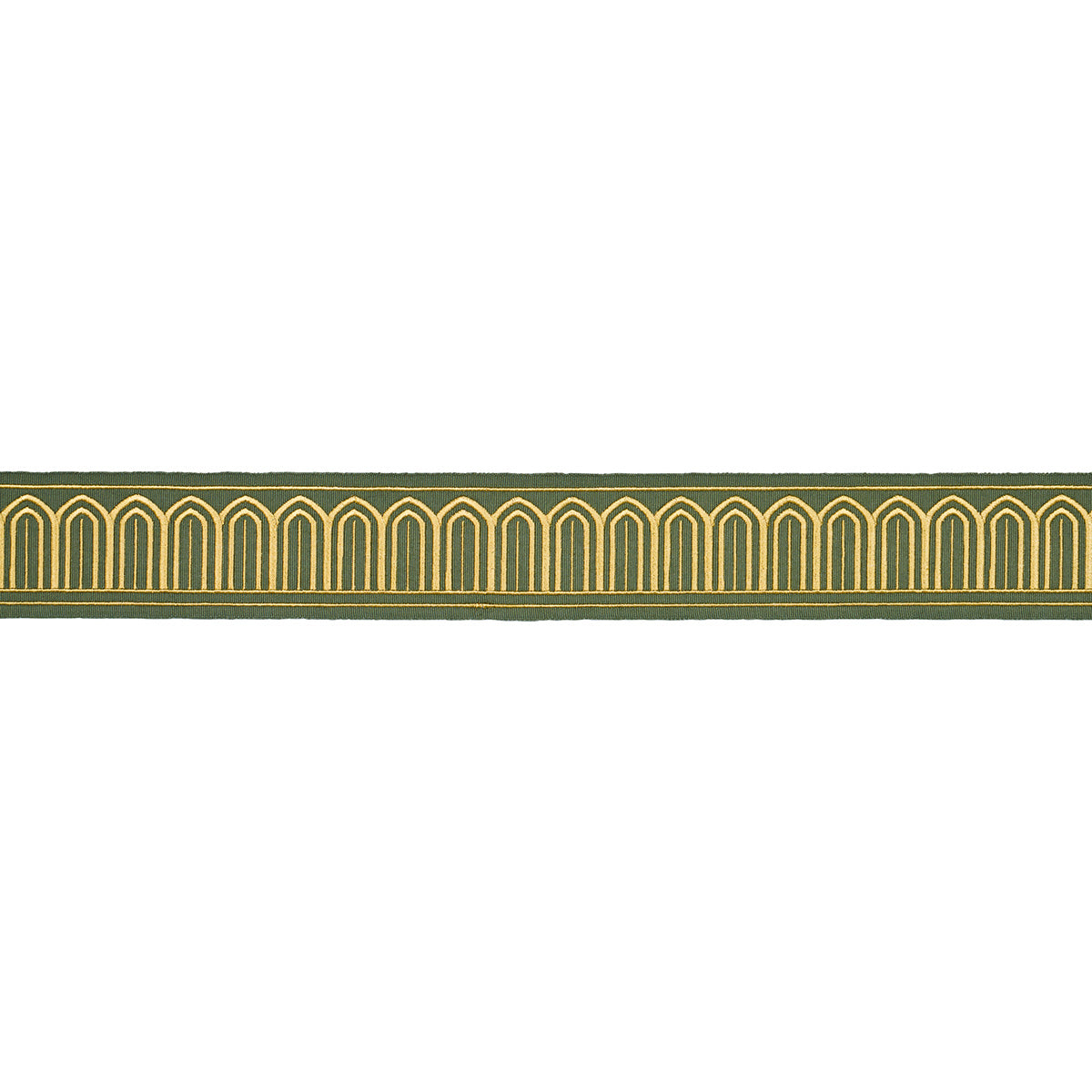 ARCHES EMBROIDERED TAPE MEDIUM | Olive