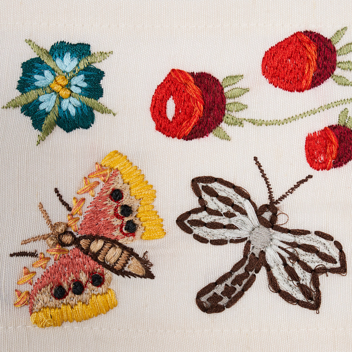Royal Silk Embroidery Trim | MULTI