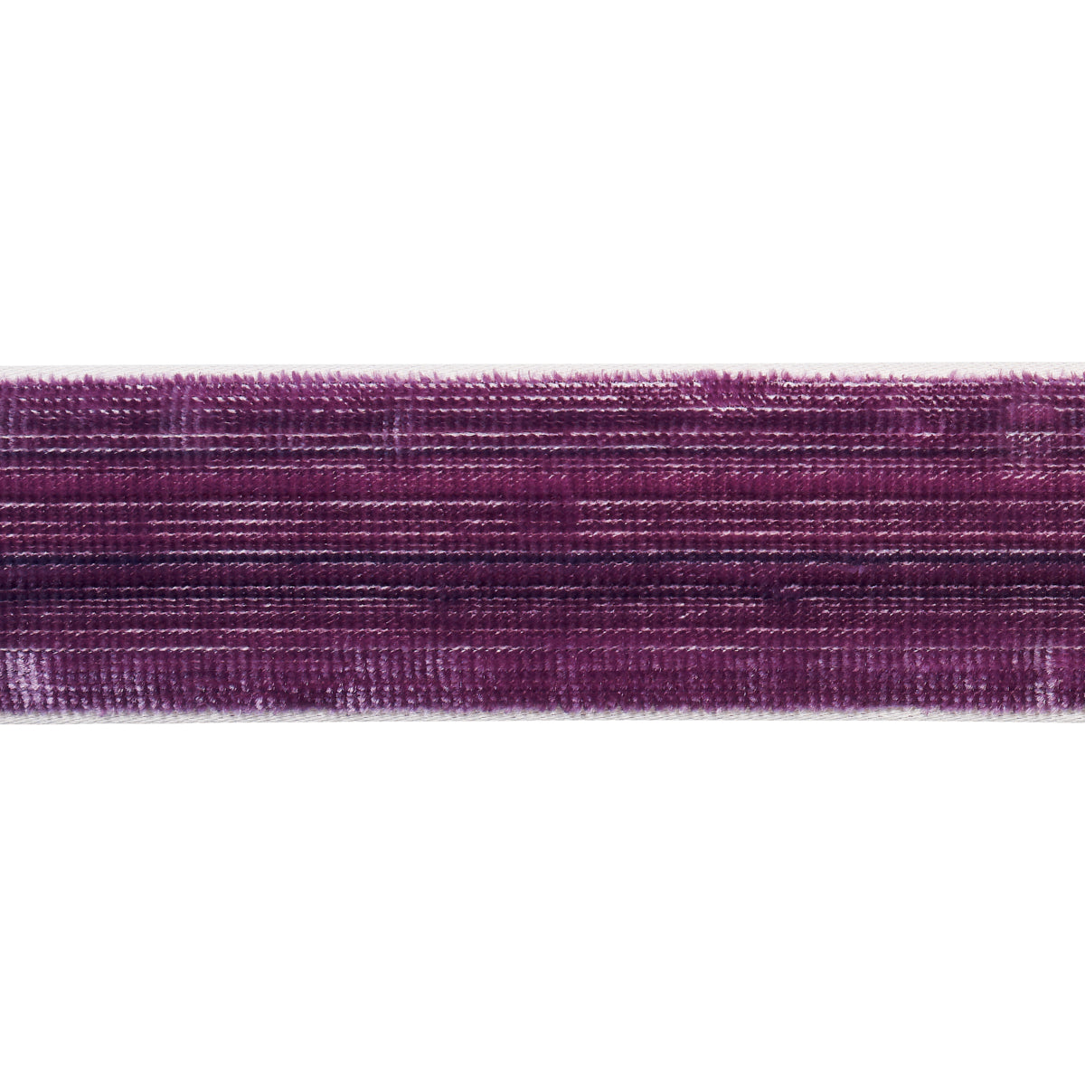 GASPARD VELVET TAPE NARROW | Eggplant