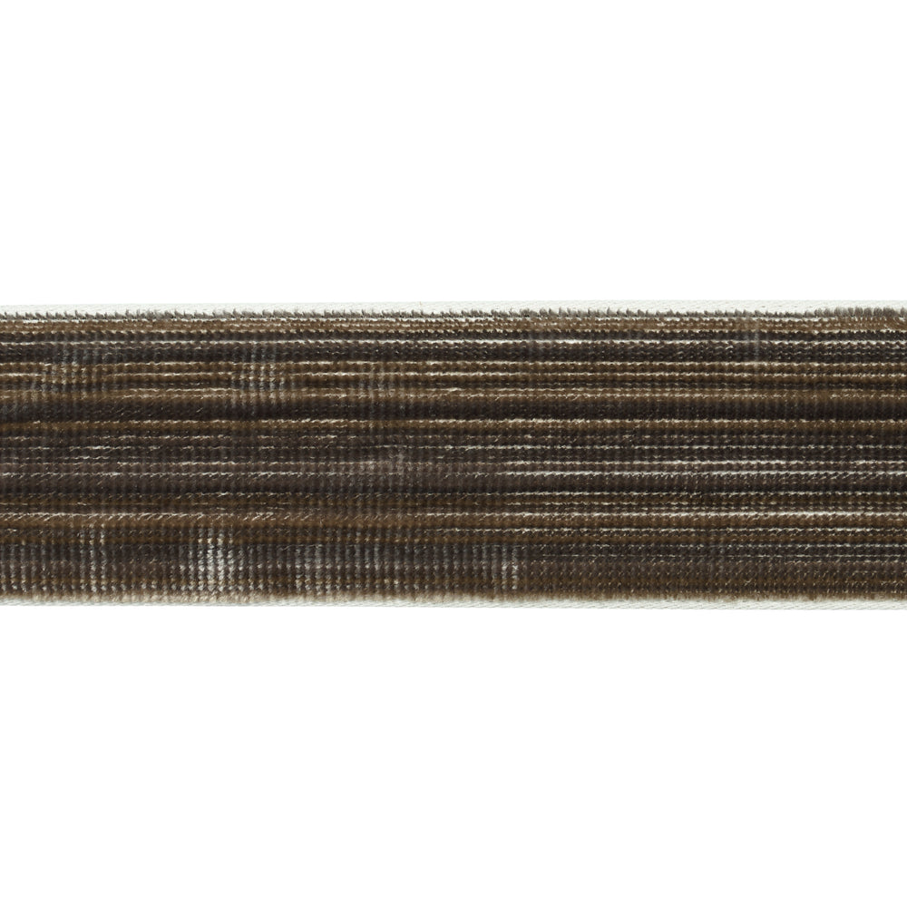 GASPARD VELVET TAPE NARROW | Charcoal