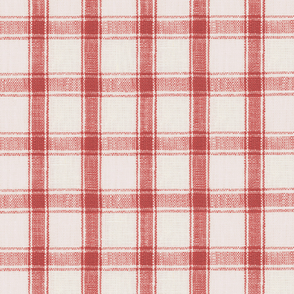 CRAWFORD LINEN CHECK | Red