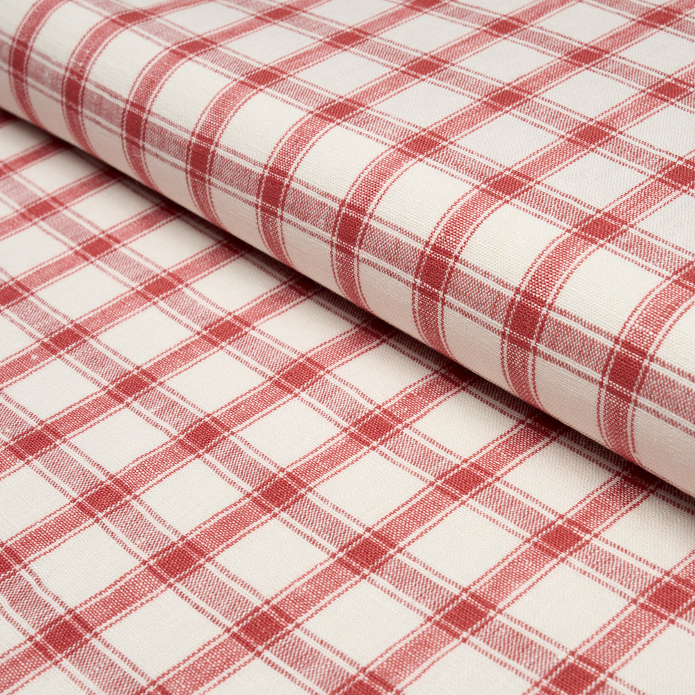 CRAWFORD LINEN CHECK | Red