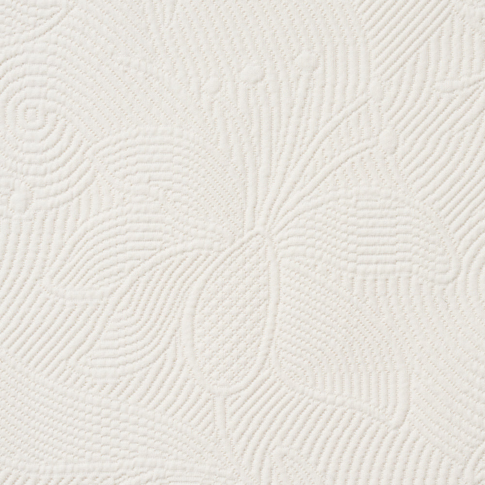 QUILTED SCROLL MATELASSÉ | Ivory