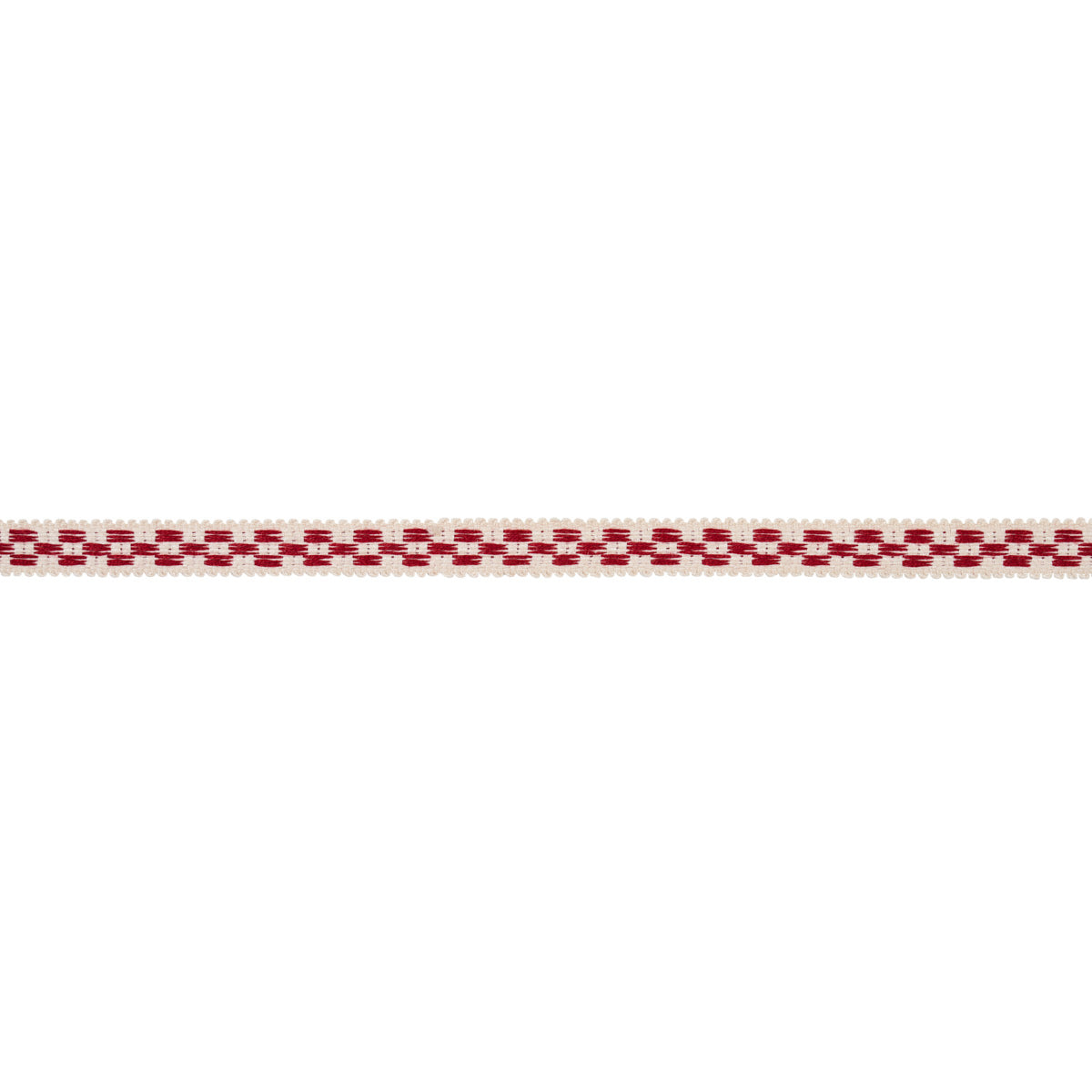 CRAWFORD CHECK TAPE NARROW | CORNWALLIS RED