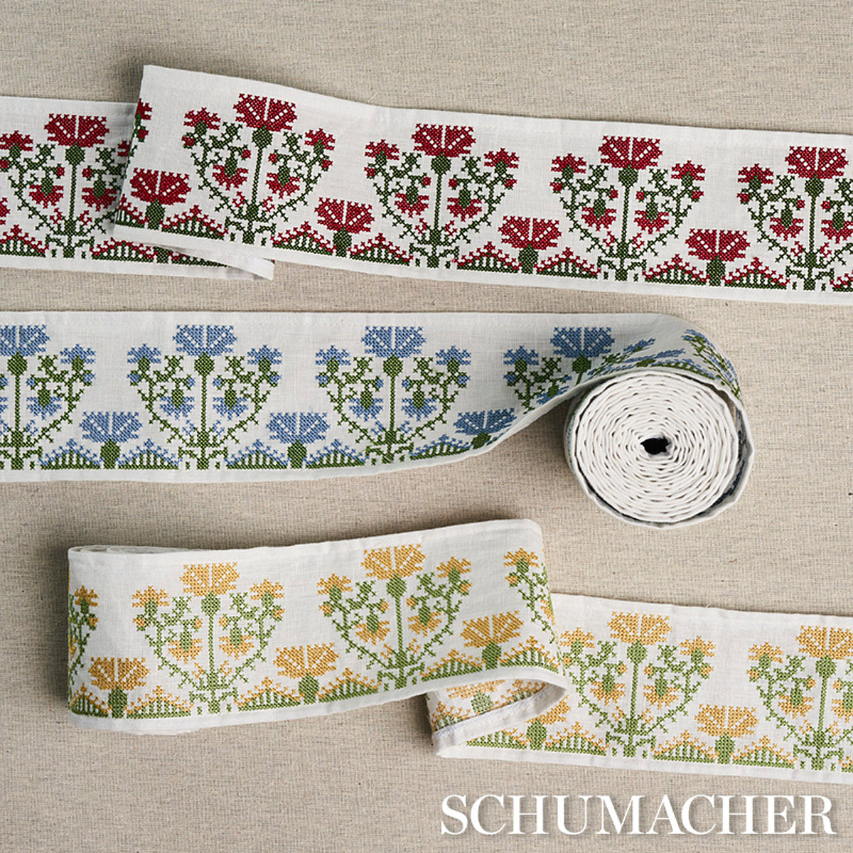 CUSTIS EMBROIDERED TAPE | Chesapeake