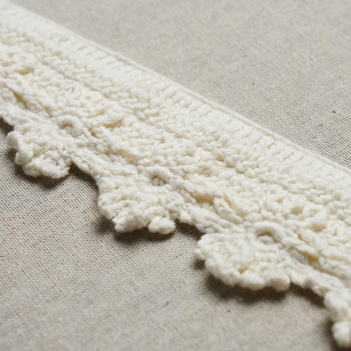 EVELYNE CROCHET TRIM | Ivory