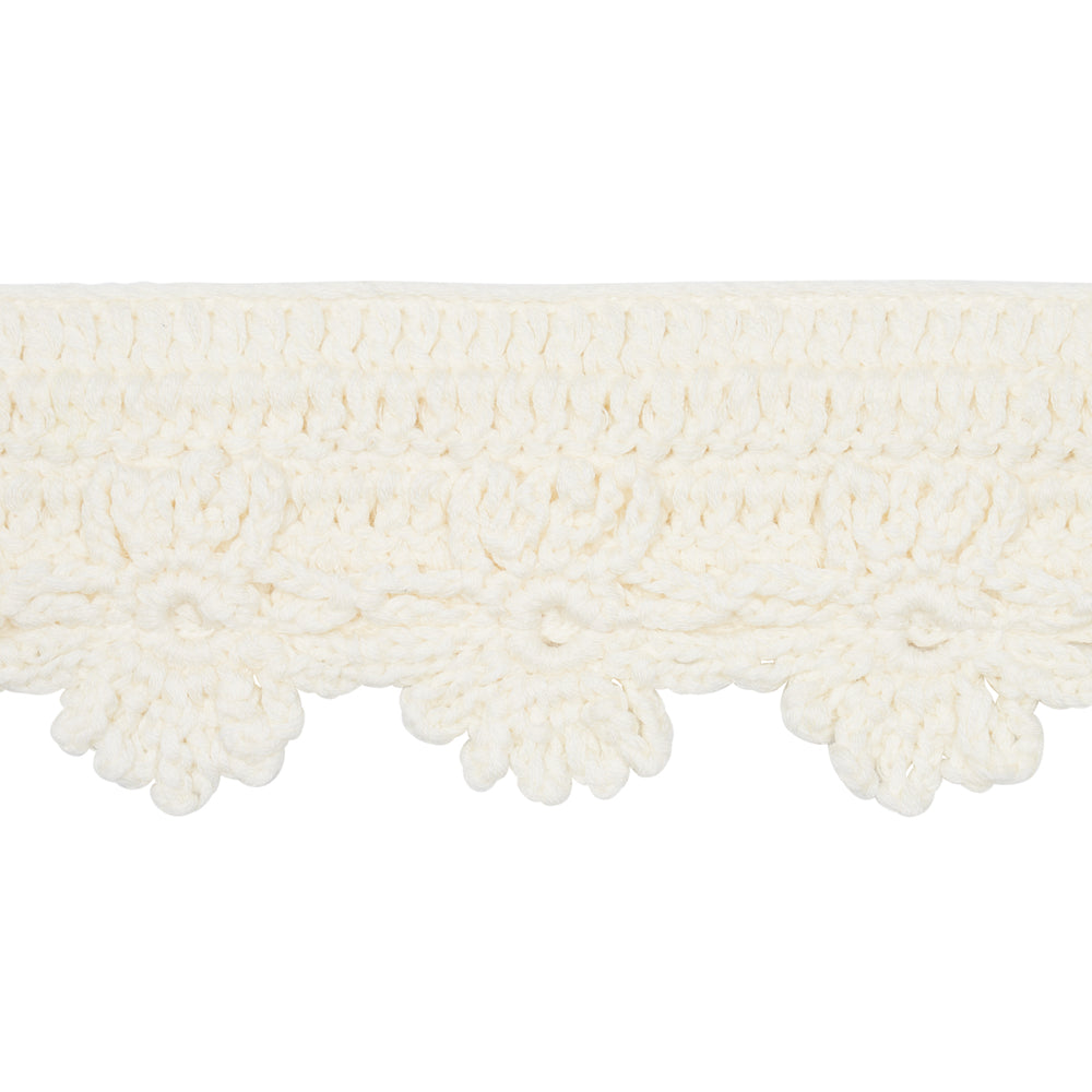 EVELYNE CROCHET TRIM | Ivory