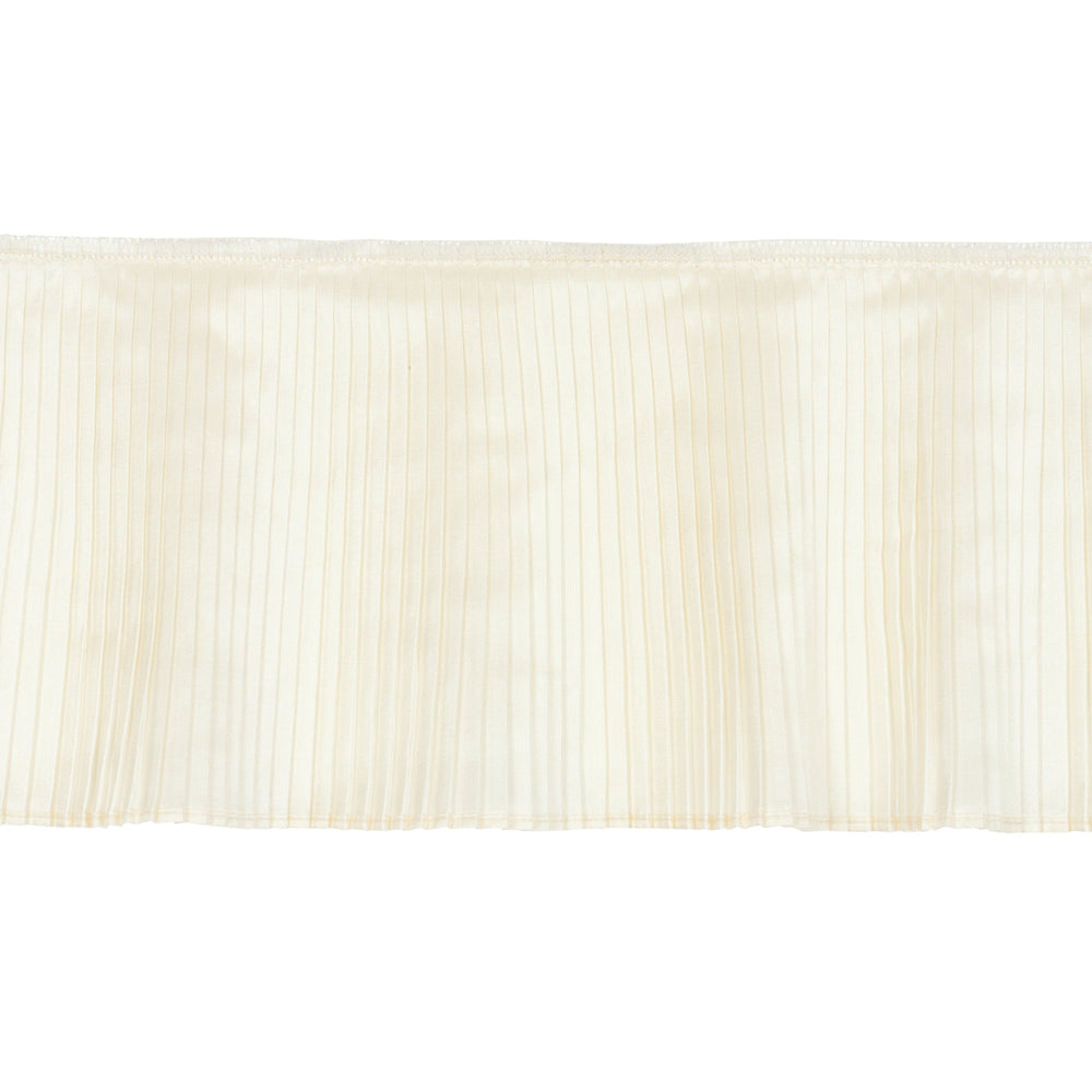 BOTTICELLI SILK RUFFLE TRIM | Bone
