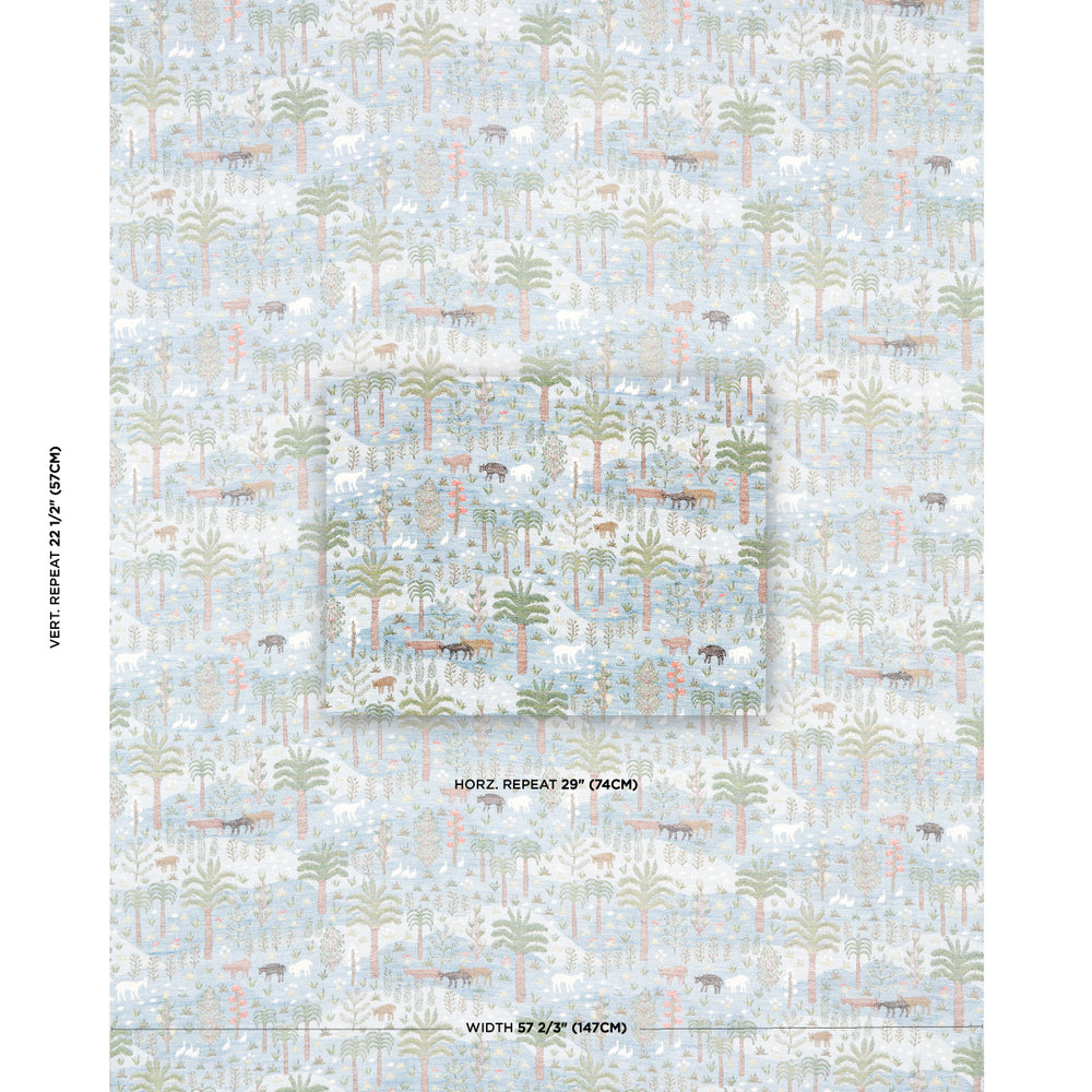 LAS COLINAS SCENIC TAPESTRY | Blue