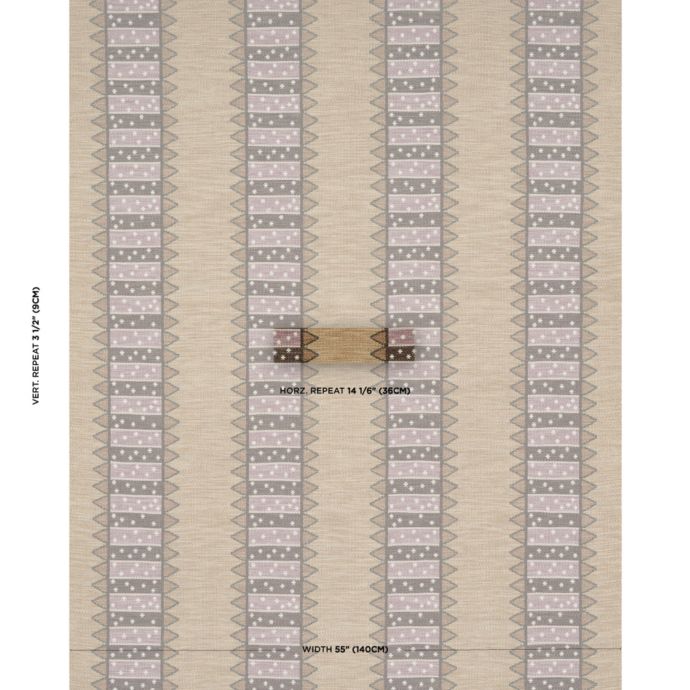 NOOR KILIM STRIPE | Aubergine