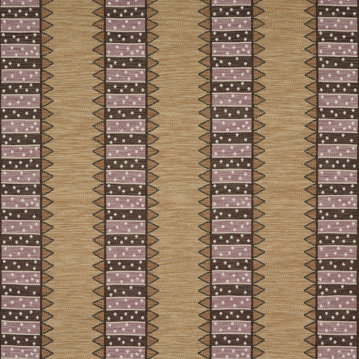 NOOR KILIM STRIPE | AUBERGINE