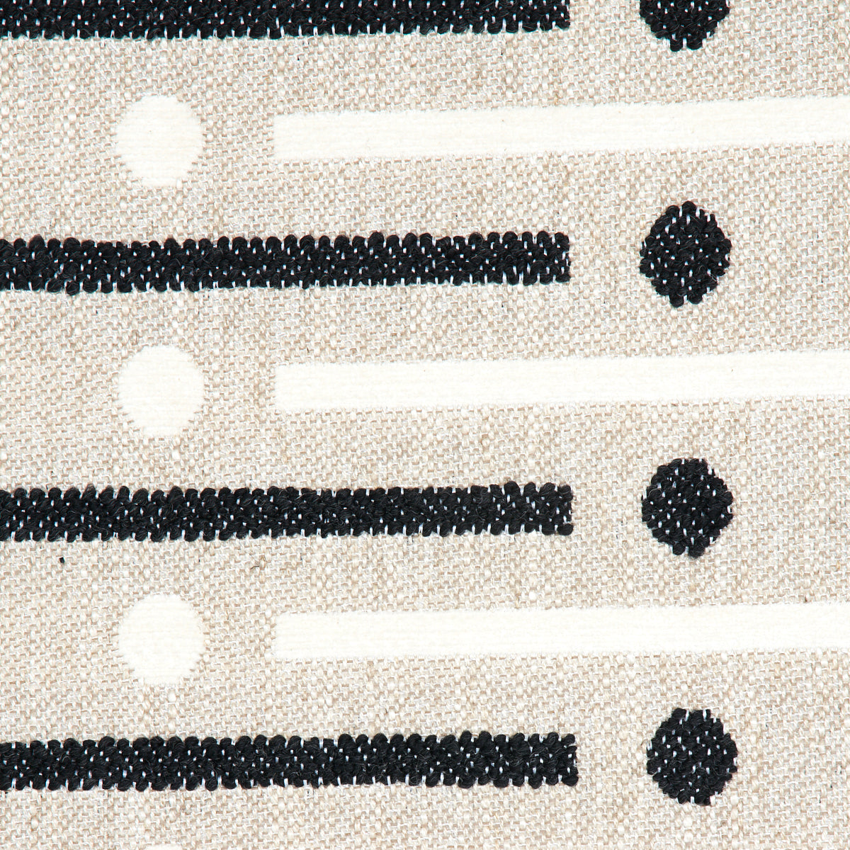 SERAPO RUSTIC WEAVE | Carbon & Ivory