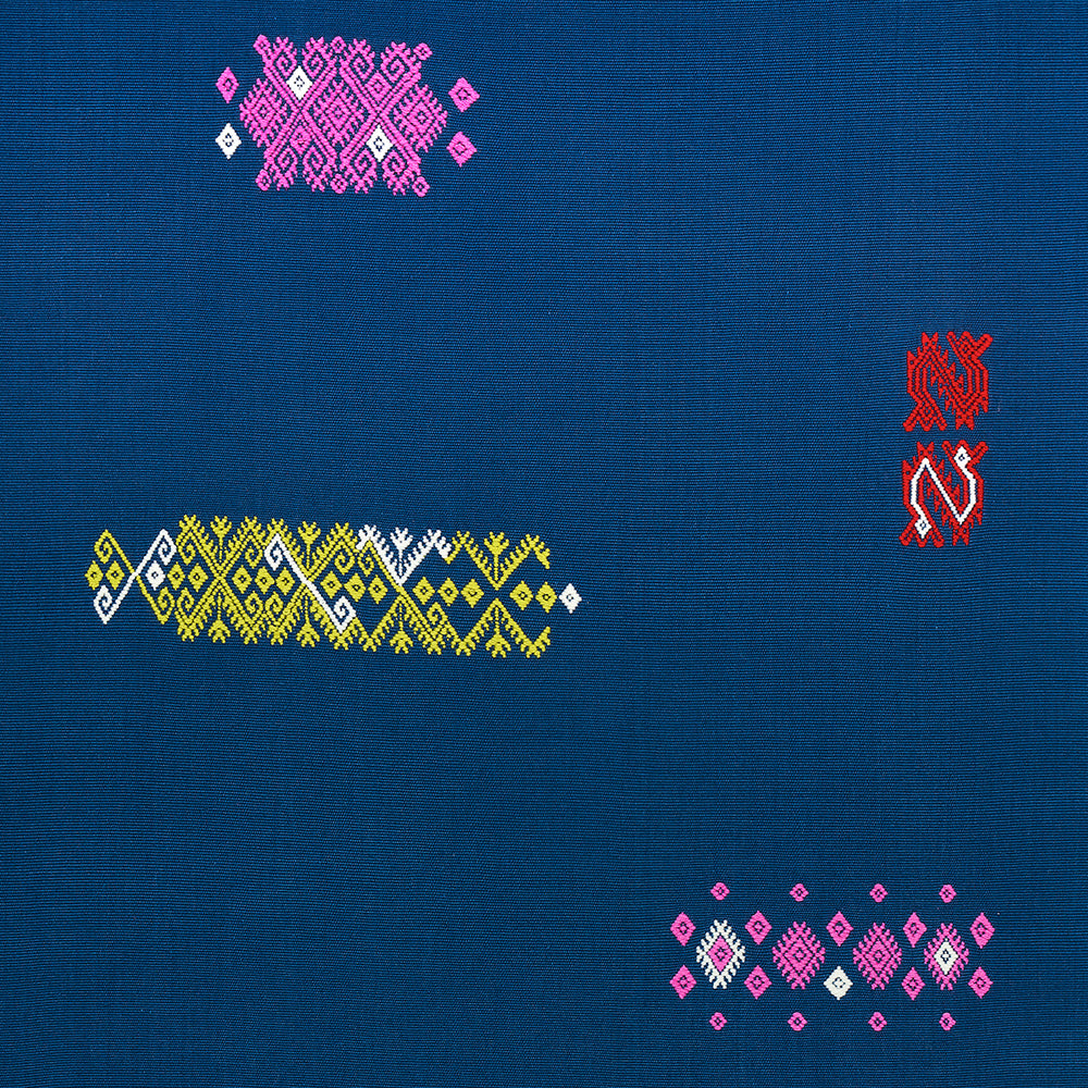 BALAMIL HANDWOVEN PANEL | Multi On Navy