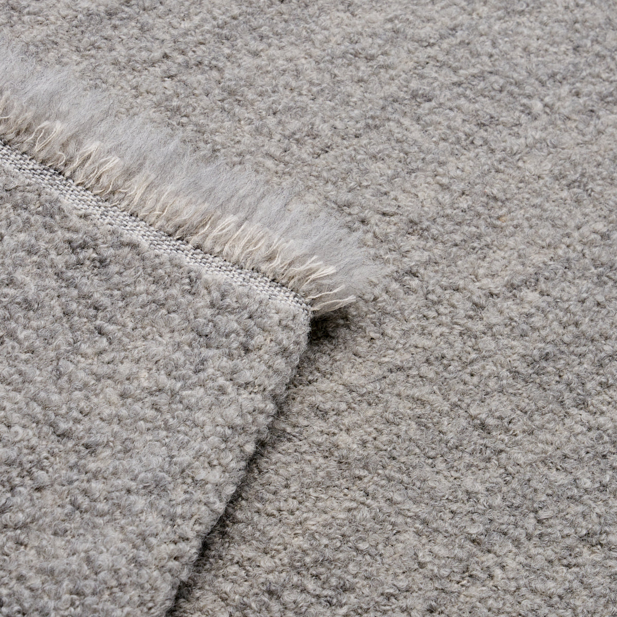 OSKAR ALPACA WOOL BOUCLÉ | GREY