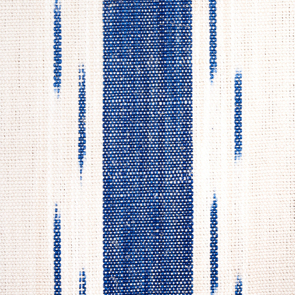 MIRZA IKAT STRIPE | Blue On Natural