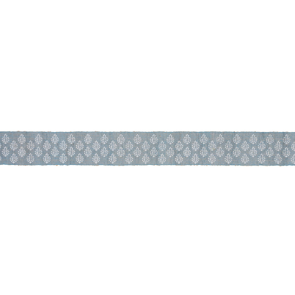 LEILA HAND BLOCK MATKA TAPE | Chambray