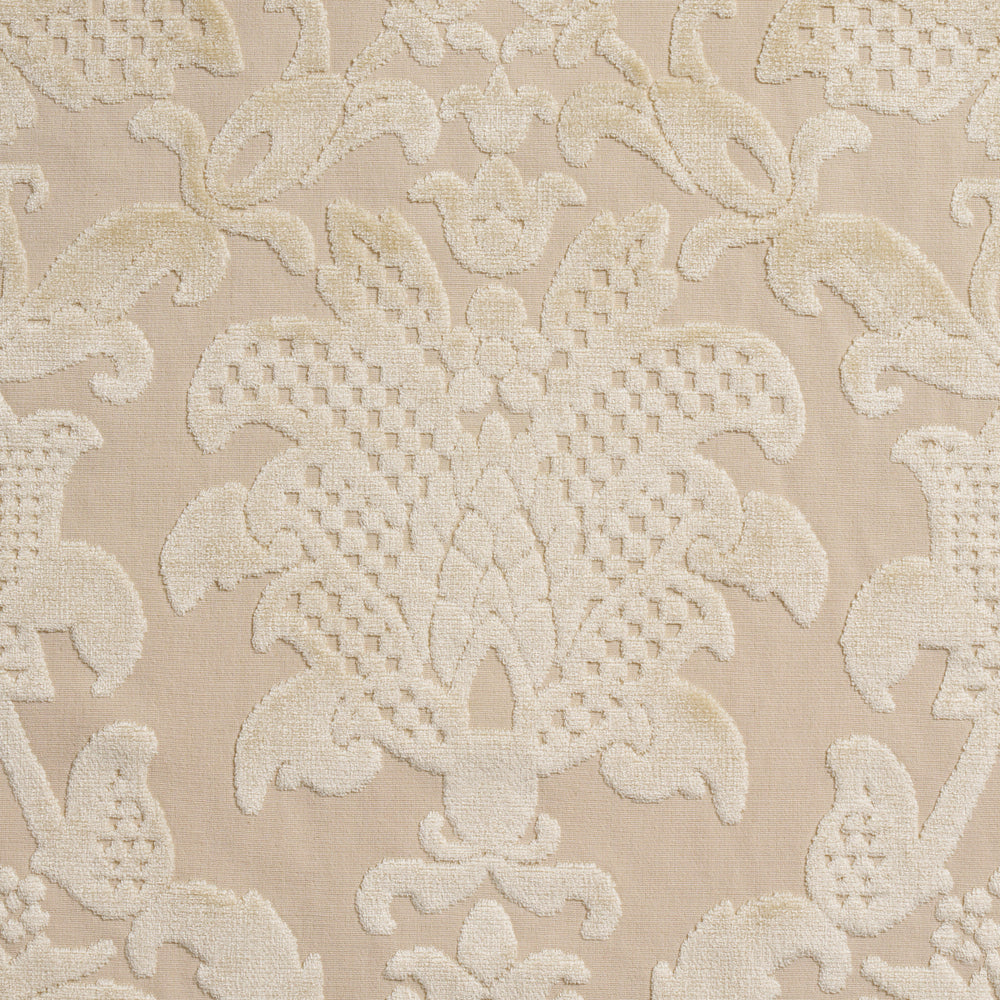 LIMBOURG DAMASK VELVET | Pearl